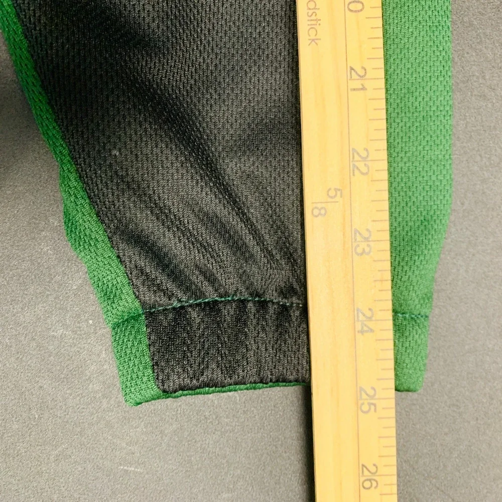 Tigers Quarter Zip Pullover Mens Large Green Gray Athletic‎ Jacket #13